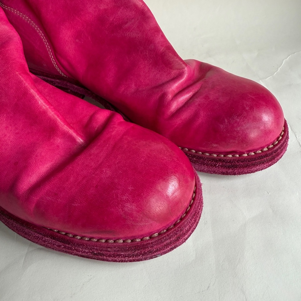 Guidi made in Italy pink leather boots - Picture 9 of 16
